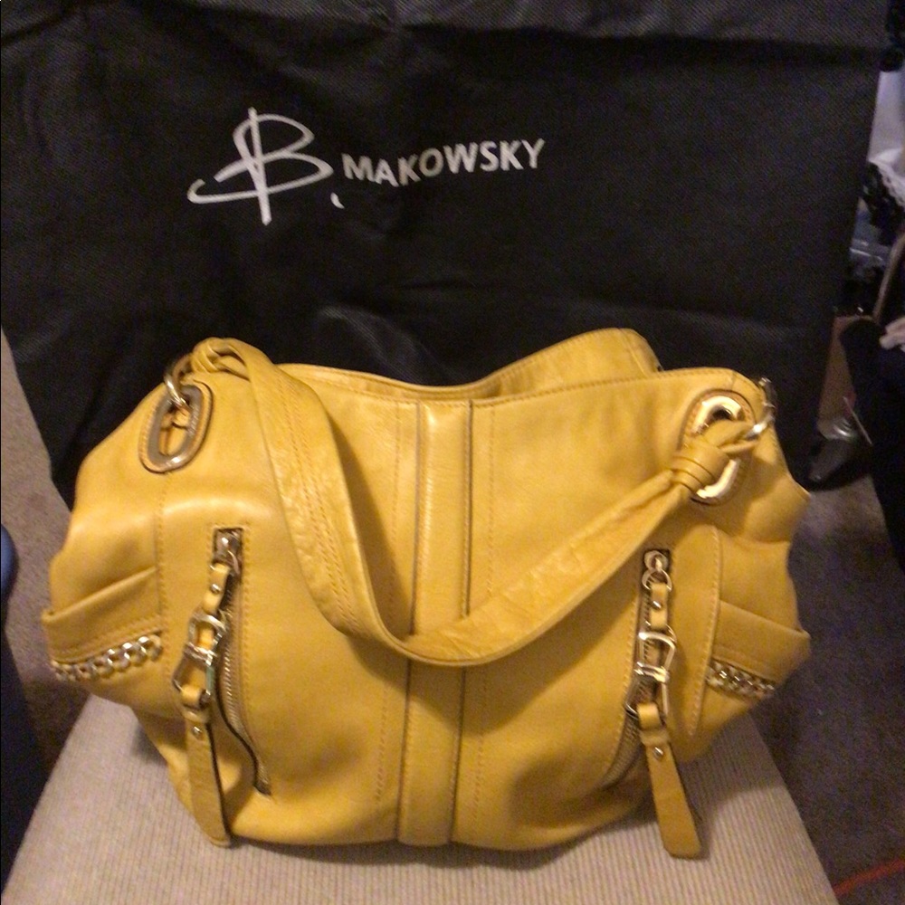 B. Makowsky Soft Supple Leather Bag